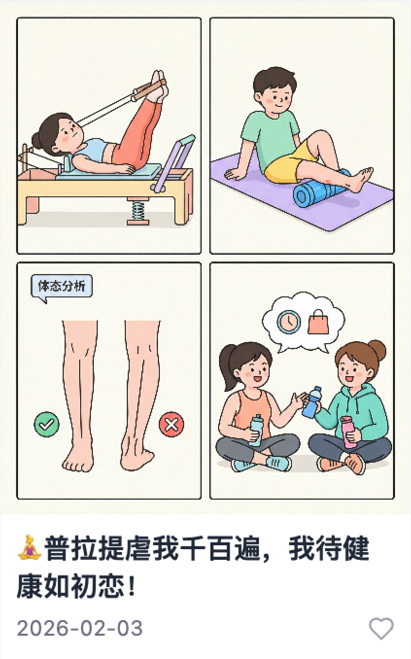 普拉提健康记录